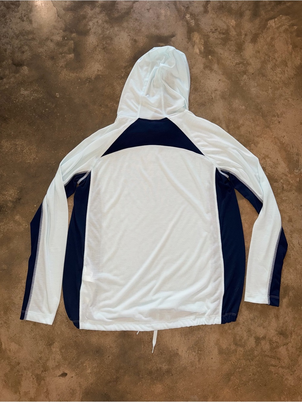 NWT Under Armour Threadborne HeatGear Hoodie Aqua Navy Women’s Large - Picture 3 of 11